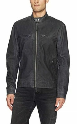 canvas cafe racer jacket
