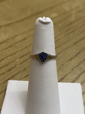 RM Ring Masters Vintage CTR Choose The Right 925 Sterling Silver Ring Size 4.75