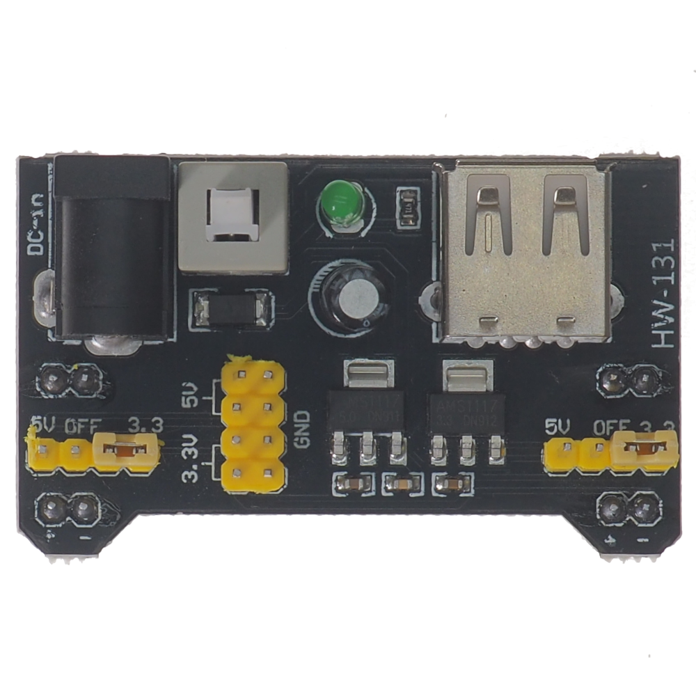 Mini USB MB102 Breadboard Power Supply Solderless 3.3V 5V & DC 7-12V for Arduino