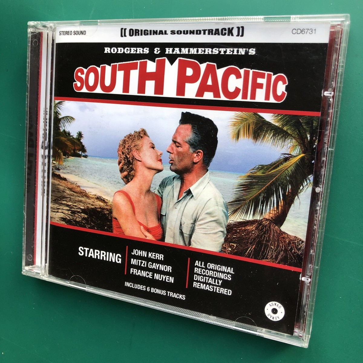 SOUTH PACIFIC Film Soundtrack CD Rodgers Hammerstein Mitzi Gaynor