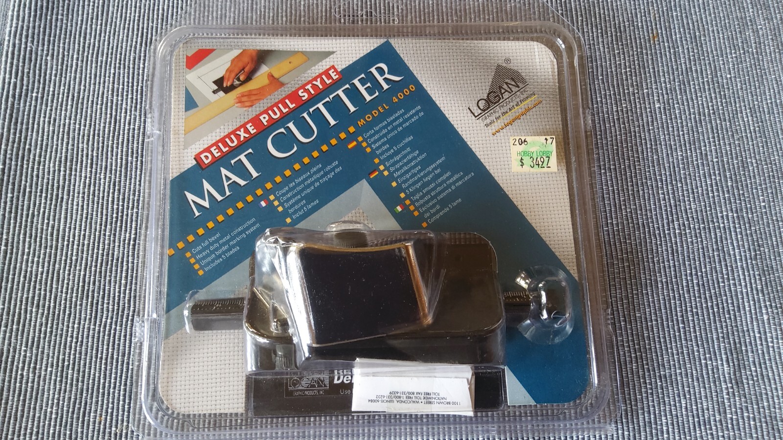 LOGAN MAT CUTTER MODEL 4000 DELUXE PULL STYLE eBay