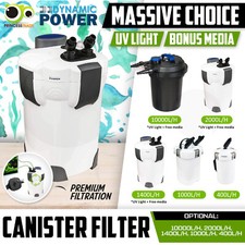 Aquarium External Canister Filter Aqua Fish Tank 400 1000 1400 2000 10000L/H
