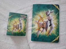 Pokémon Trading Card Game NoteBook & Card Sleeve Protector Brand New Fast Ship!