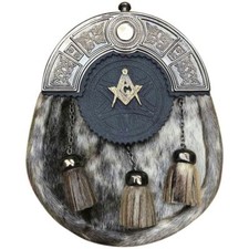 Kilt Sporrans Scottish Masonic Bagde Antique Finish/Mens Kilt Sporrans