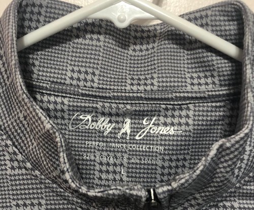 Bobby Jones Performance Collection Walker Glen Quarter-Zip Top Long Sleeve Large - Picture 5 of 6