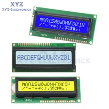 1601 16x1 Character LCD Blacklight Display Module For Arduino White/Yellow/Blue