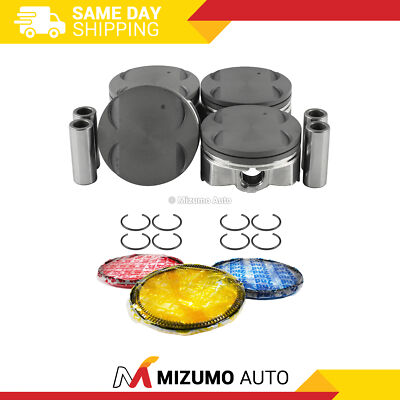 Pistons w/ Rings fit Fits 09-11 Chevrolet 1.6L L4 DOHC 16v