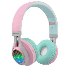 WT-7S Bluetooth Headphones Light Up Foldable Stero Wireless Headset with Micr...