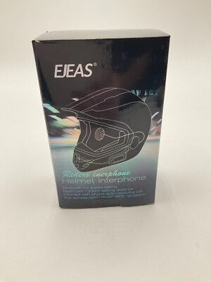 EJEAS V6 Black Motorcycle Bluetooth Intercom Communication System - Open Box