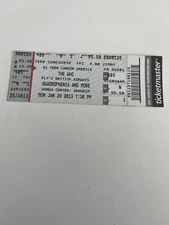 UNUSED THE WHO TICKET!! 2013 !!! ANAHEIM, CA!!