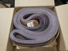 (10 Pack) 3M 3” x 132” 341D 80 Grit Aluminum Oxide Sanding Grinding Cloth Belt