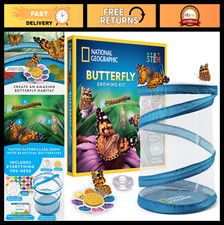 Butterfly Growing Kit - Complete Habitat with Voucher for 5 Caterpillars Feede