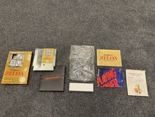 Nintendo NES the Legend of Zelda Gold Game Cartridge 1985 Edition + Manual/map