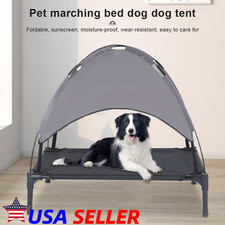 Elevated Cooling Dog Bed Cot w Removable Canopy shade Outdoor / Indoor large 36  