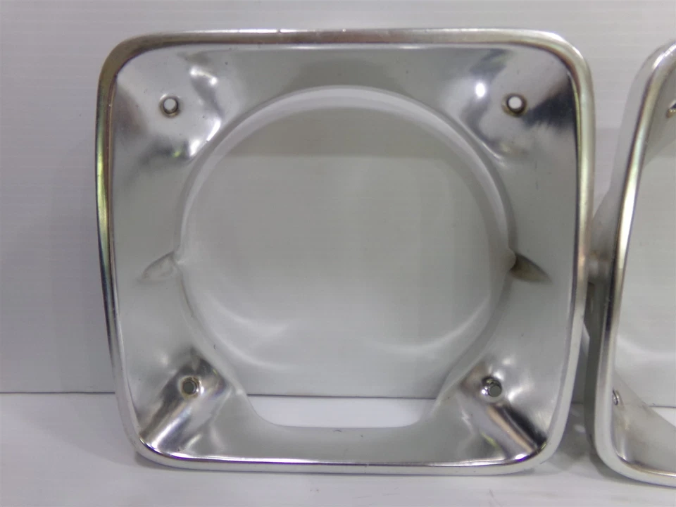 1976 76 1977 77 Plymouth Volare Head Light Bezels OEM Dodge Aspen Pair - Image 2 of 4