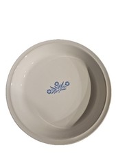 Vintage Corning Ware 9" Pie Plate White P-309 Made in USA CorningWare