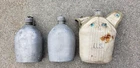 3 Vintage Military Army Canteen 1918 WW2 Dated 1941