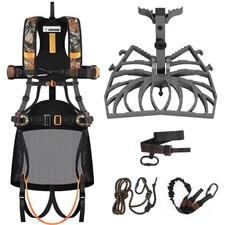 Complete Tree Saddle Hunting System, Hunting Saddle Kit with Aluminum Tree Sa...