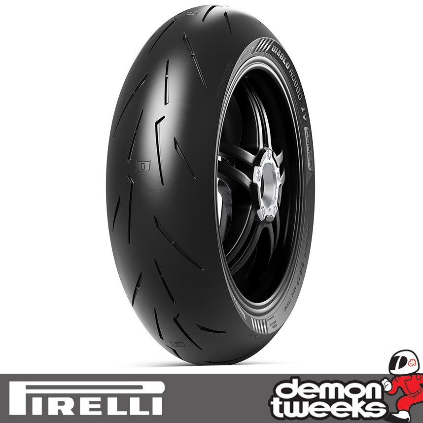 Pirelli Diablo Rosso IV 4 Corsa 120/70-17 & 190/50-17 Sport Motorcycle Tyre Pair - Image 3