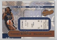 2002 Fleer Authentix WNBA The Ticket 157/410 Chamique Holdsclaw #15TT 6o3