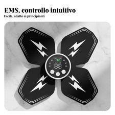 Dispositivo EMS smart per addominali e glutei palestra casa