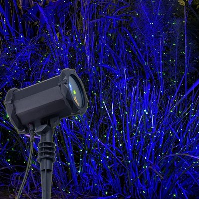Lunmore Firefly Garden Lights Star Projector Laser Christmas Lights for Garde...