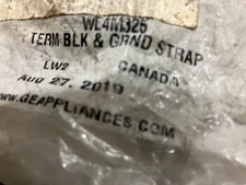 ERP WE4M325 Dryer Power Cord Terminal Block for GE