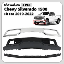 For 2019-2022 Chevy Silverado 1500 Front Bumper Lower Cover Kit w/ Air Deflector