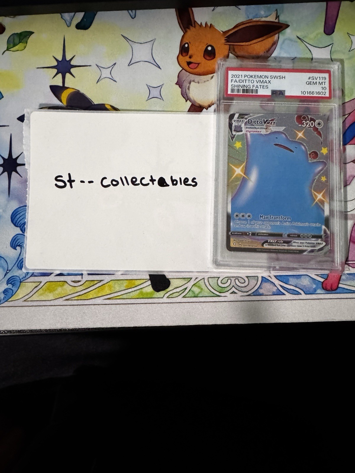 Ditto VMAX SV119/SV122 Shining Fates Holo PSA 10 Gem Mint Super Low Pop