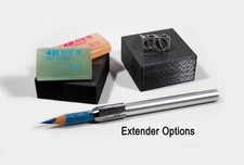 Pencil Accessory Kit-Basic Sharpener and Eraser, Extender-4 Piece Set