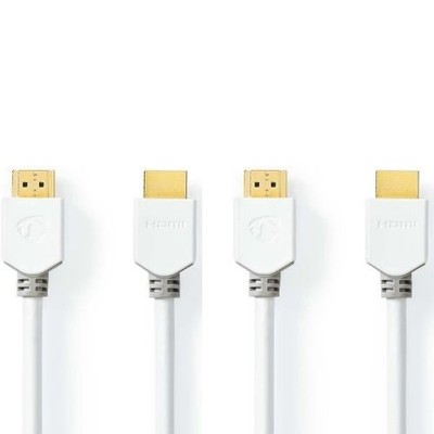 NEDIS HDMI-Kabel mit Ethernet HDMI Stecker High Speed 5.0 m 4K 60Hz 18 Gbps 2ER