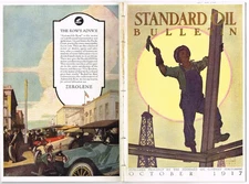 STANDARD OIL BULLETIN  10/17 ZEROLENE VINTAGE ANTIQUE TRACTORS