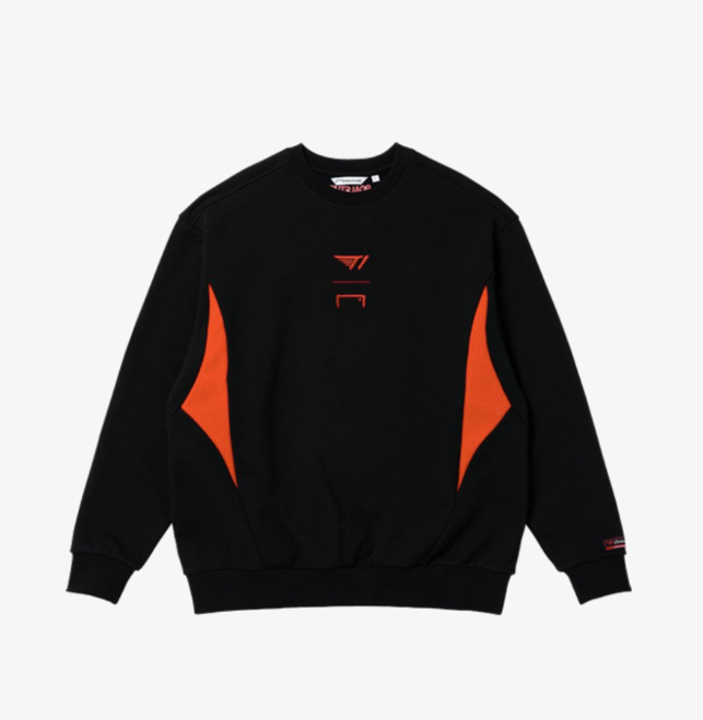 T1 2025 Clubhouse SweatShirt Black League of Legends Korea 100