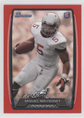2013 Bowman Red 176/199 Miguel Maysonet #156 Rookie RC 0a3