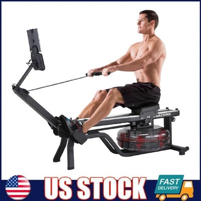 Water Rowing Machines ,380LBS Capacity Rower Machine ,Full Body Workout Training