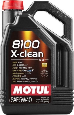 Motul 8100 X-clean 5W-40 Full Synthetic Oil   5L