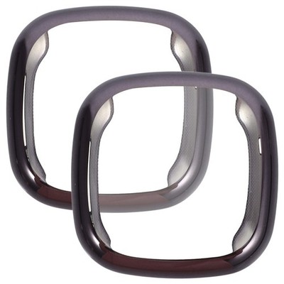 2 Stück Watch TPU Case Schutzhülle kompatibel für Fitbit Versa3 / Sense