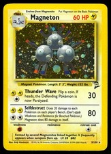 Magneton 9/130 Rare Base Set 2 Pokemon Holo LP on eBay