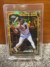 2024 TOPPS GILDED COLLECTION ELOY JIMENEZ GOLD MINI-DIAMOND /50 WHITE SOX JW5