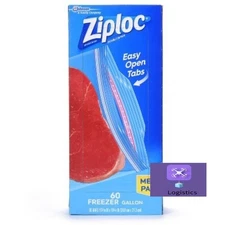 [Quick Completion] Ziploc Freezer Gallon Bags with Grip 'n Seal Technology