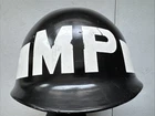 Vintage Vietnam US Army Helmet with Liner, 705th Military Police Battalion MP