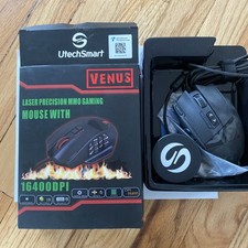 UtechSmart Venus MMO Gaming Mouse RGB Wired 1...