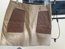 Polo By Ralph Lauren Golf Skort Skirt Leather NWOTSize 10 Summer Hiking Vacation