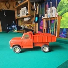 Tonka Orange Press Steel Dump Truck XR-101 Tires Vintage 1960s '70s
