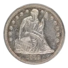 1849 Seated Liberty Silver Dollar PCGS AU-55