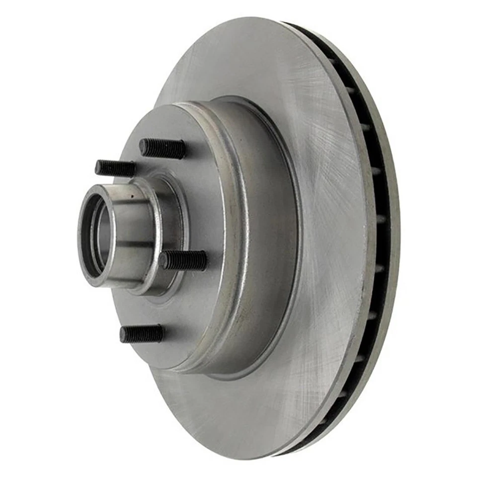 Rotor de freno delantero y buje y pastillas de freno metálicas para Cadillac Brougham 1991-1992 Foto 3 de 4