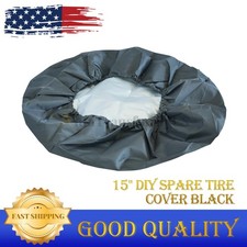 15 Diy Spare Tire Cover Black Wheel Tyre Protector Trailer Us