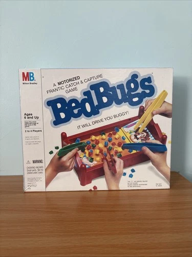 VINTAGE Bed Bugs Game Milton Bradley 1985 Classic Family Kids
