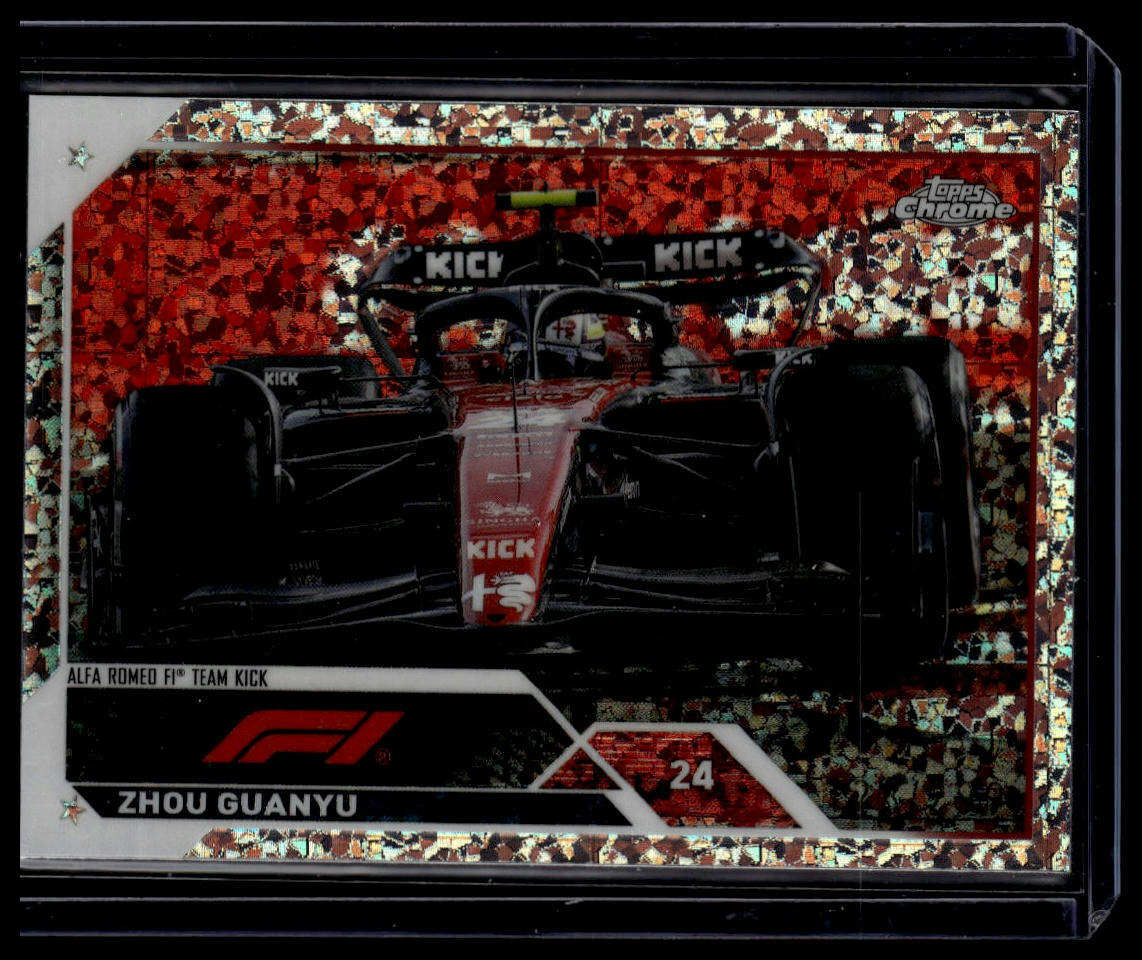 2023 Topps Chrome Formula 1 #119 Zhou Guanyu Mini Diamond