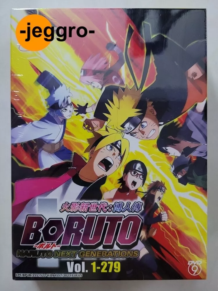 Boruto:Naruto The Next Generations (1-279) Anime DVD English subtitle  Region 0